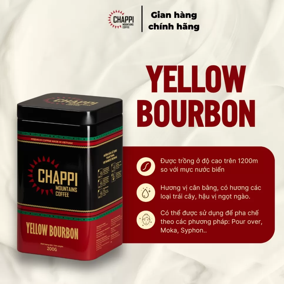 Cà phê Chappi Yellow Bourbon